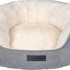 Companion dog bed in shell shape