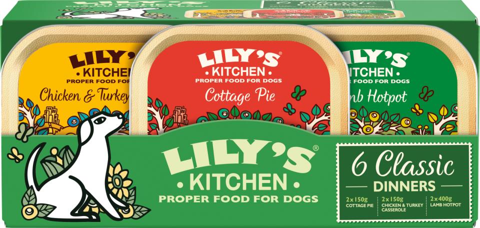 Lily's Kitchen Classic Dinners Trays Multipack 6x150g