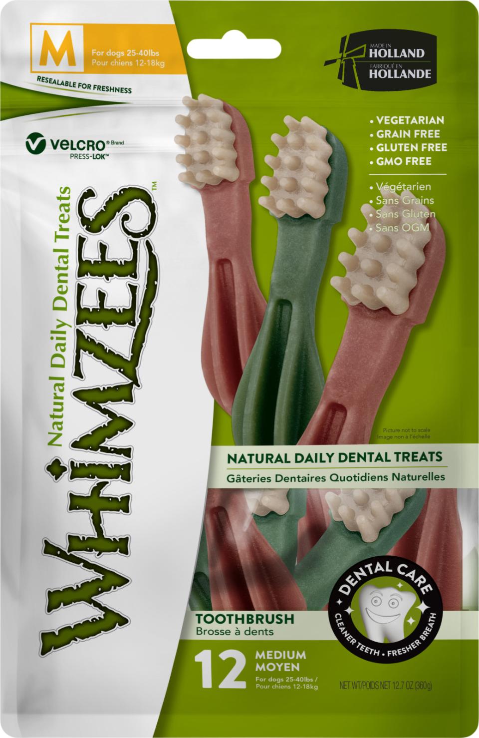 Whimzees Toothbrush Star M 360 g - 12 chew