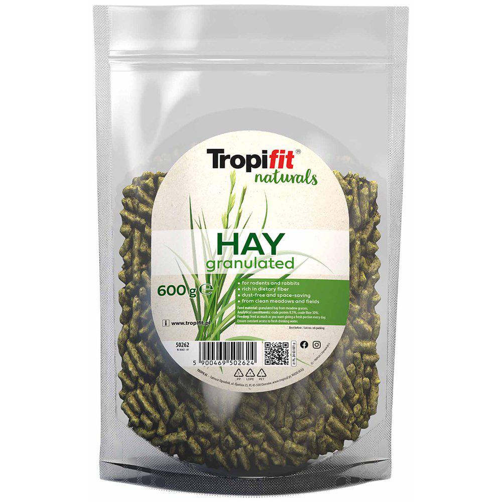 Tropifit Naturals Høy Granulat 600g