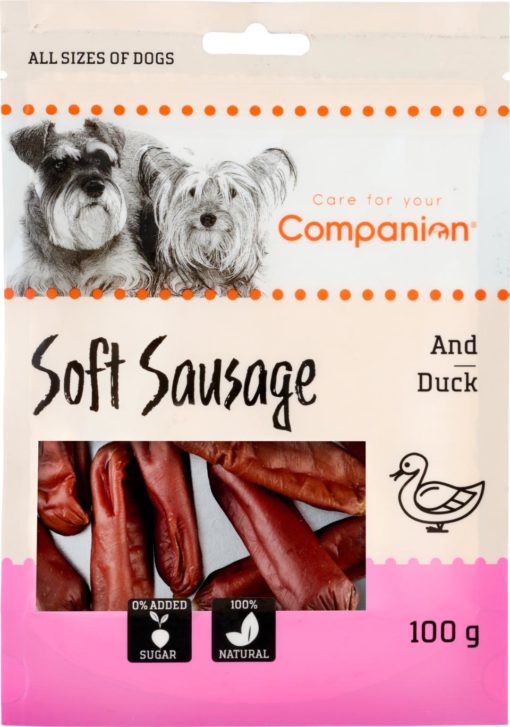 Companion Duck Short Sausage 100g