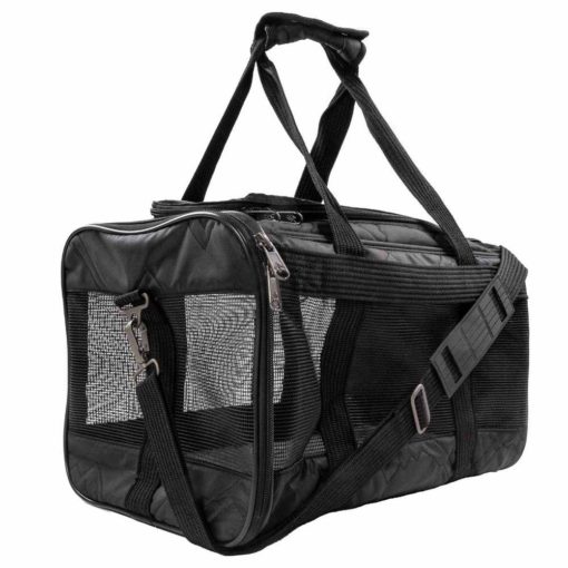 Sherpa Deluxe Pet Carrier Black Medium 43x28x26,5cm Max 7kg