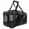 Sherpa Deluxe Pet Carrier Black Large 48x30x29cm Max 10kg