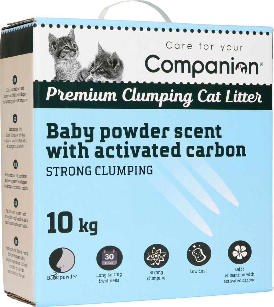 Companion Kattesand - babypudderduft 10kg