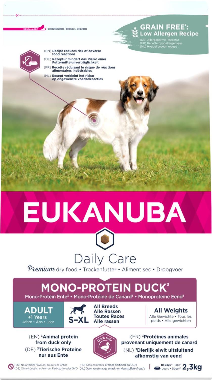 Euk DailyCare Adult All Breeds Mono-Protein Duck 2,3kg