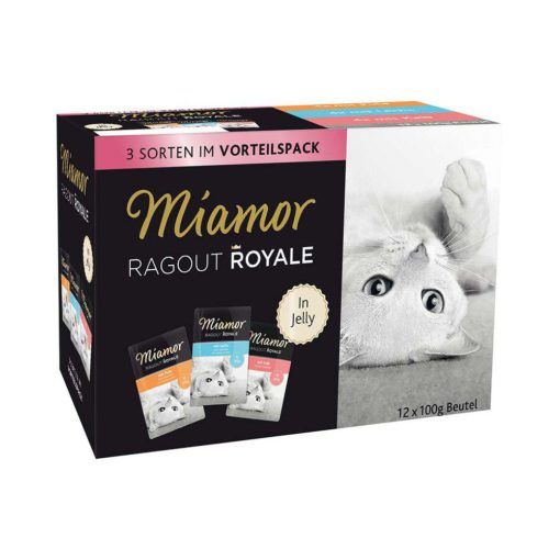 Miamor Ragout Multipack Gelé (Kalkun, laks, kalv)