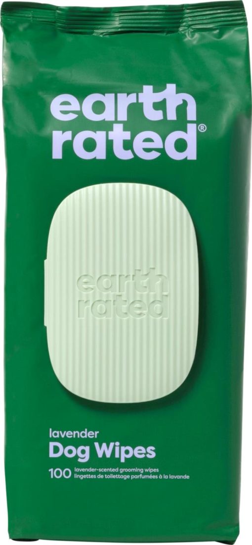Våtservietter Earth Rated med Lavendel 100stk 20x20cm