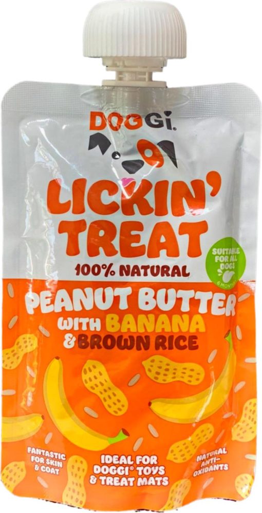 DOGGI Lickin' treat peanut butter 100 g