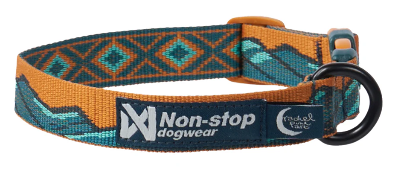 Non-Stop Trail quest collar RP signature edition, unisex, teal/oak, M, single