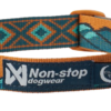 Non-Stop Trail quest collar RP signature edition, unisex, teal/oak, S, single
