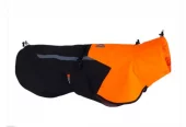 Fjord raincoat 2.0, unisex, black/orange, 33, single