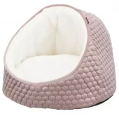 Kattehule 36353 Livia Antikk Rosa/Cream Fløyel/Plysj Ø45 x 33cm