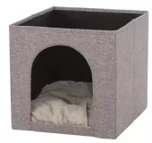 Kattehule/Boks 44087 Ella Til Ikea Hyller Vevd/Plysj Grå 33x37x33cm
