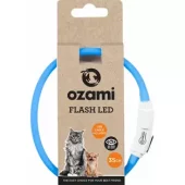 Ozami Flash Led Collar Blue Small 35cm