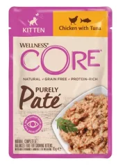 Core Cat purely pate Kitten, Chicken w/Tuna 8x85g