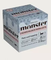 Monster Cat Panna Catta Chicken/Salmon 2 x 80g