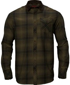 Härkila Driven Hunt Flannellskjorte Olive Green Check XL