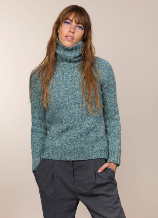 Polo Neck Sweather Lady "Fisherman out of Irland"