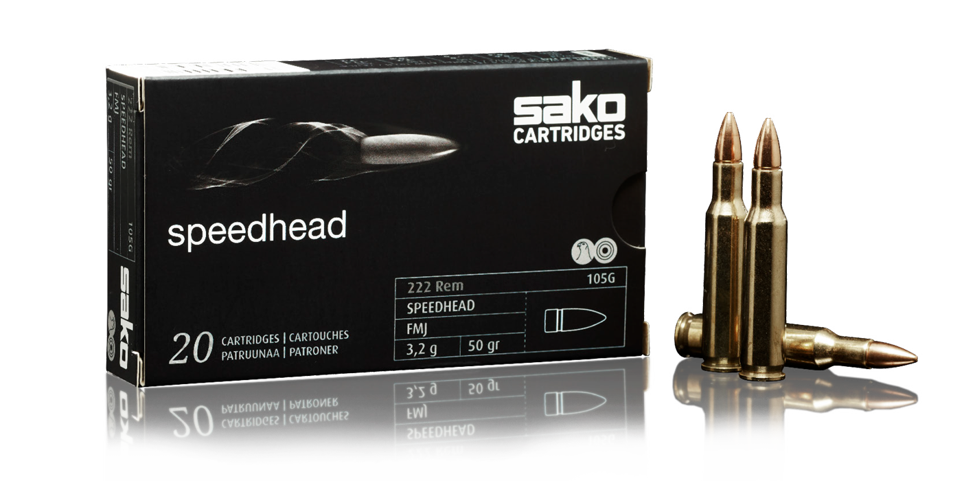Sako Speedhead FMJ 22-250 Rem 50gr