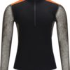 Aclima WoolNet hybrid Mockneck M JetBlack/Tarmac/GoldFlame