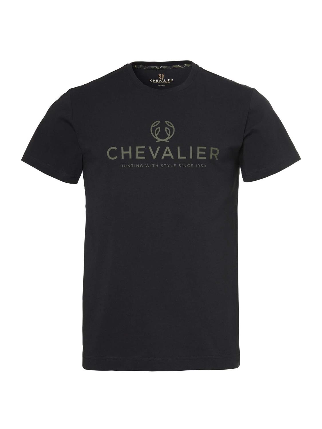 Chevalier Logo T-Shirt Men Black Night