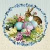 Serviett Easter Egg Wreath lunsj