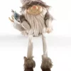 Nisse Gautefall sittende 25cm Brun