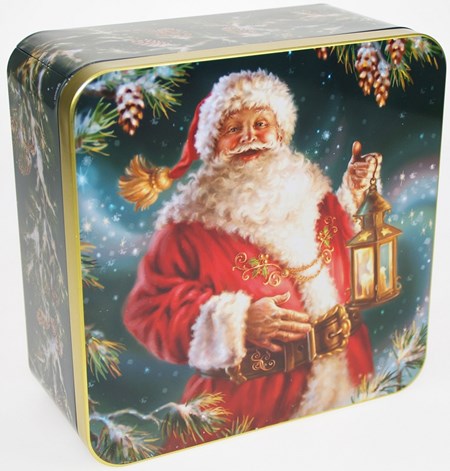 Metallboks Santa kvadratisk