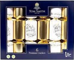 Crackers Premium Tom Smith Gold & White