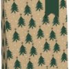Gavepose Kraft Christmas trees XL