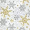 Serviett Delicate Stars Silver lunsj