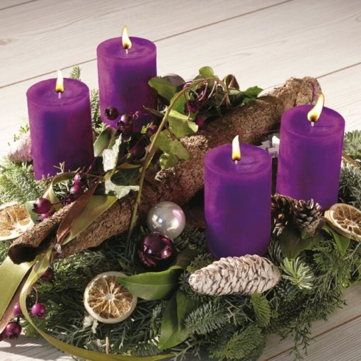 Serviett Advent Wreath lunsj