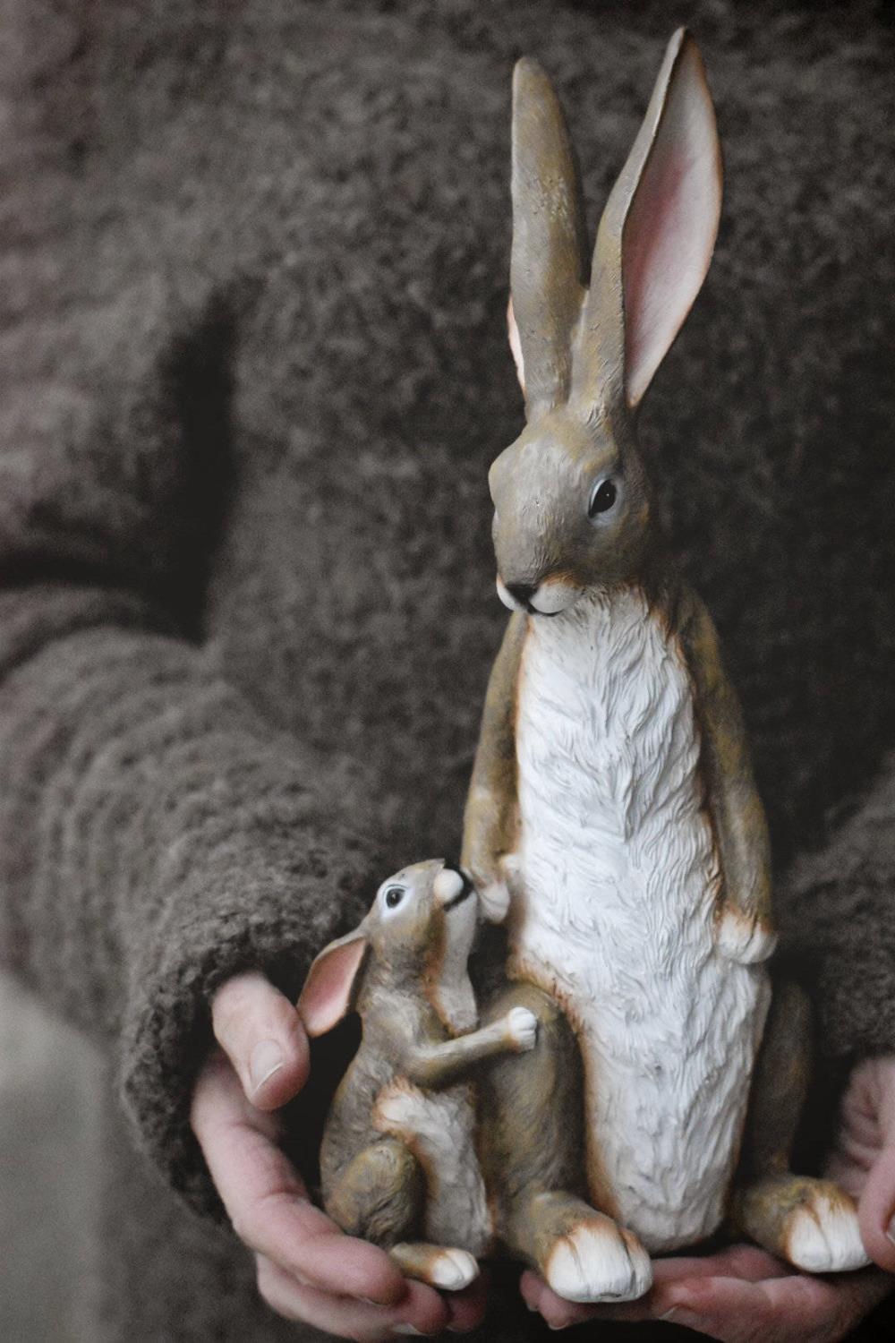 Kaninmor med barn XL