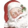 Serviett Friendly Santa (shaped)