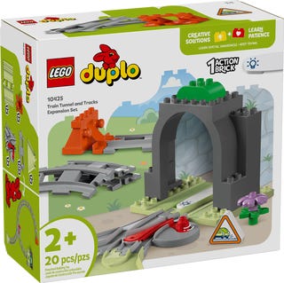 Duplo Utvidelsessett med togtunnel og skinner