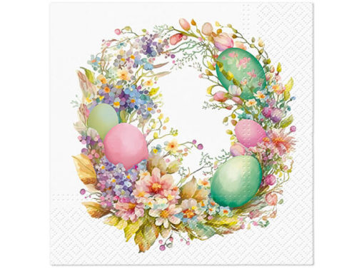 Serviett Easter Wreath lunsj