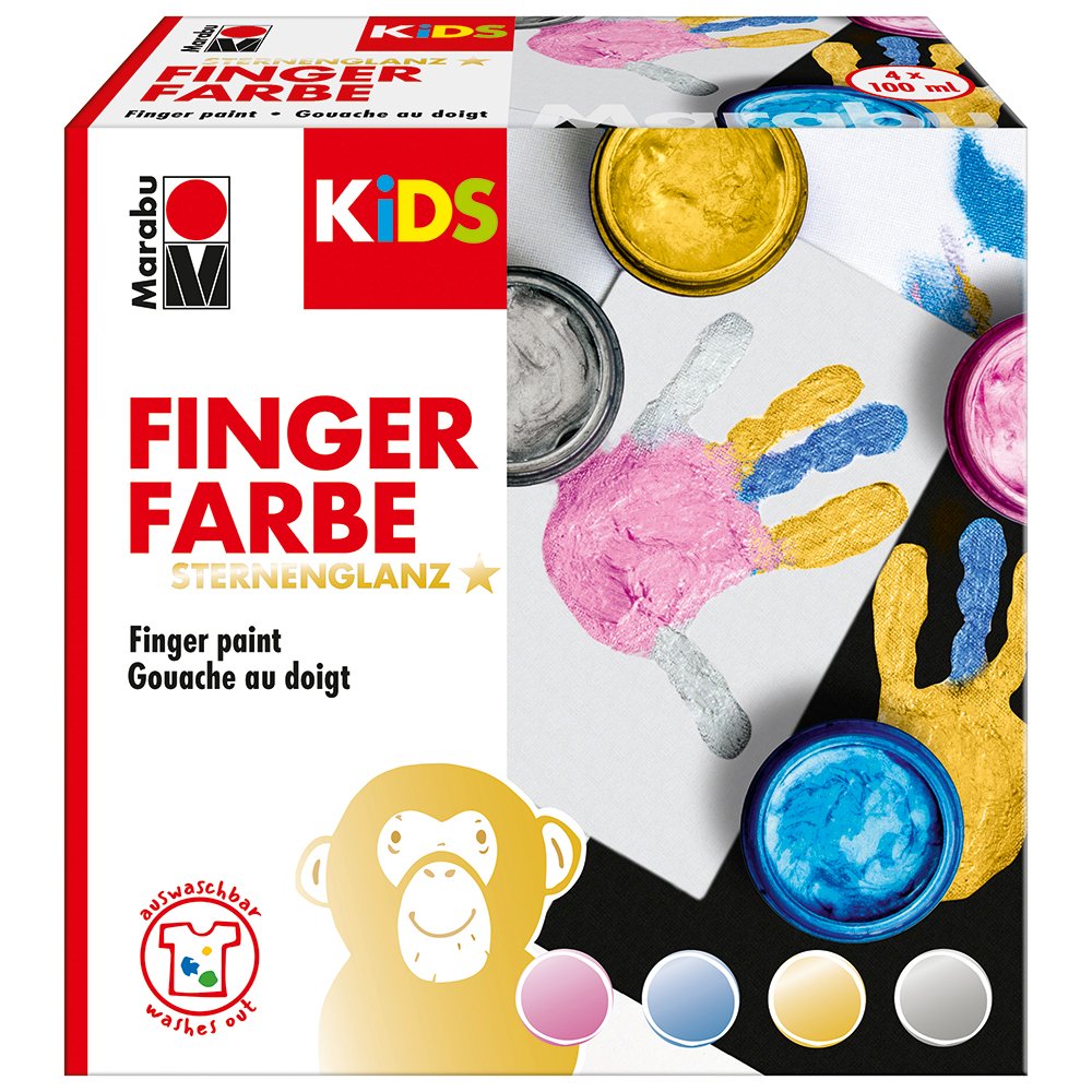 Fingermaling metallic
