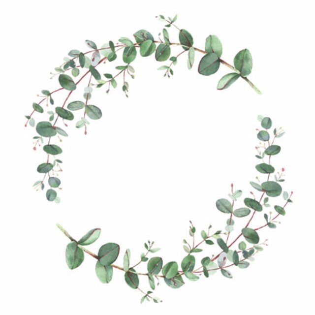 Serviett Eucalyptus Branch lunsj