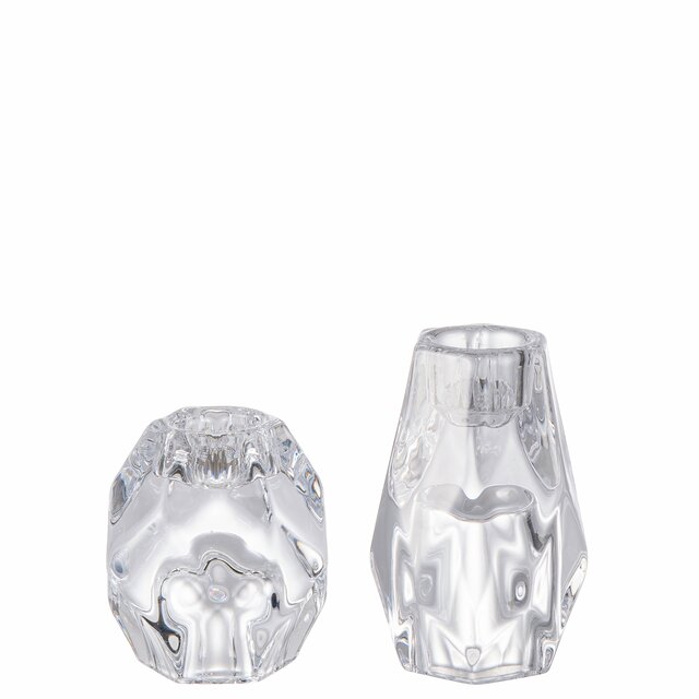 Lysestake Otelia glass h6cm