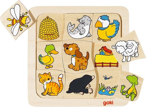 Puslespill Hvem bor hvor? 2+