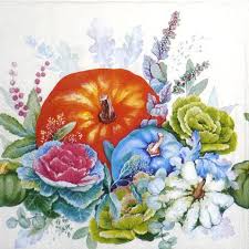 Serviett Colorful Pumpkin lunsj