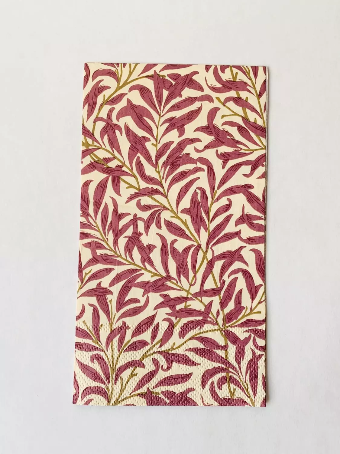 Serviett Bladmønster