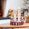 Adventsstake Harvesttime rød