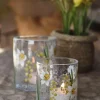 Lysglass krak 9x10cm påskeliljer
