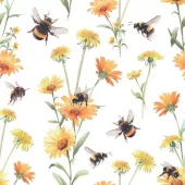 Serviett Busy bees lunsj
