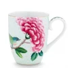 Pip krus stort Blushing Birds white