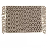 Benji brikke 35x45cm svart/beige