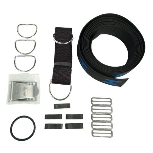 Halcyon Harness webbing kit, includes stainless steel hardware