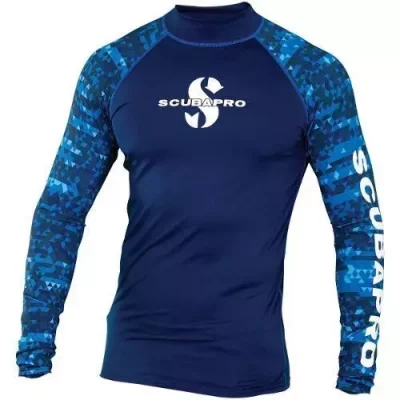 Scubapro Men Aegean Rash Guard Long Sleeve UPF