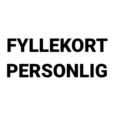 Årskort Gassfylling - Personlig